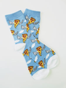 Pizza Wings Crew Socks