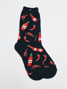 Hot Sauce Pepper Crew Socks