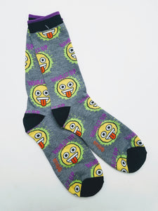 Emoji Whazz Up Smile Crew Socks