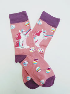 Unicorn Bunny Crew Socks