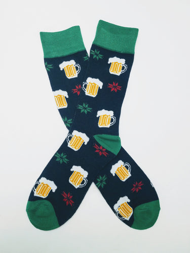 Beer Holiday Crew Socks