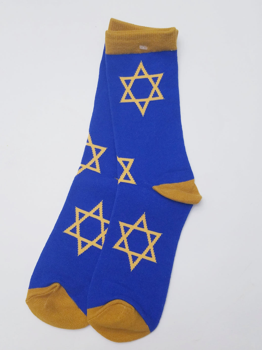 Star of David Hanukkah Crew Socks