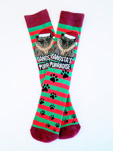 Cat Gangsta's Purradise Socks
