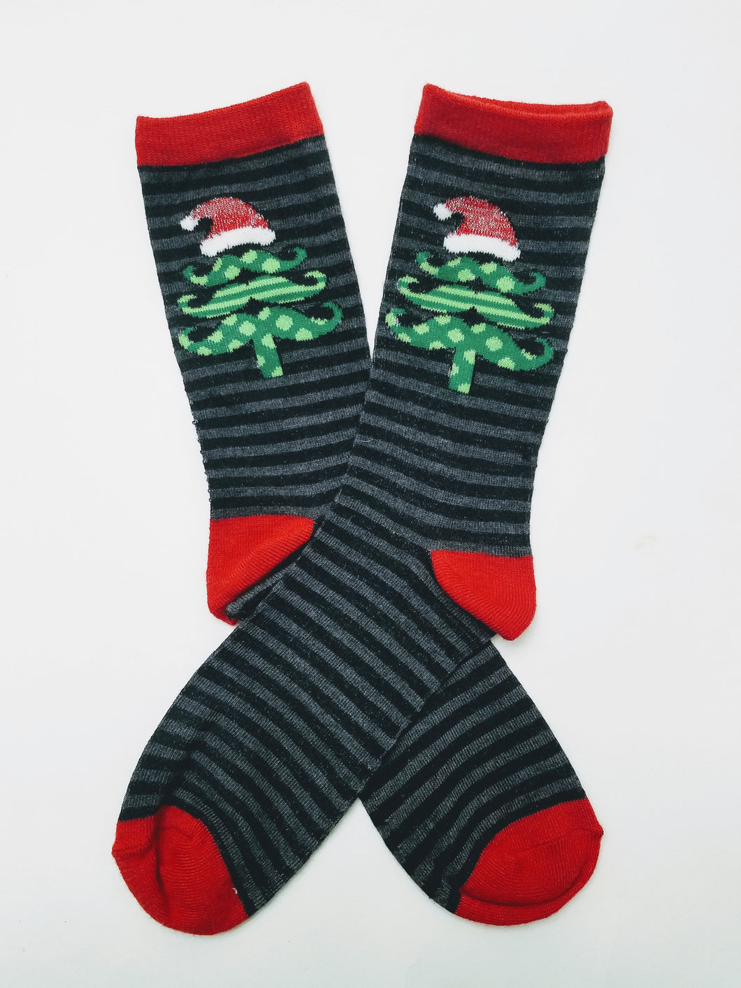 Santa Hat Tree Crew Socks