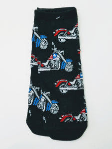 Motorcycle Unisex Ankle Socks