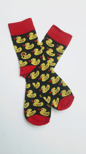 Cool Rubber Ducky Crew Socks