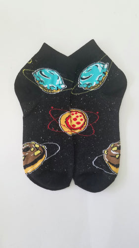 Space Food Low Crew Socks