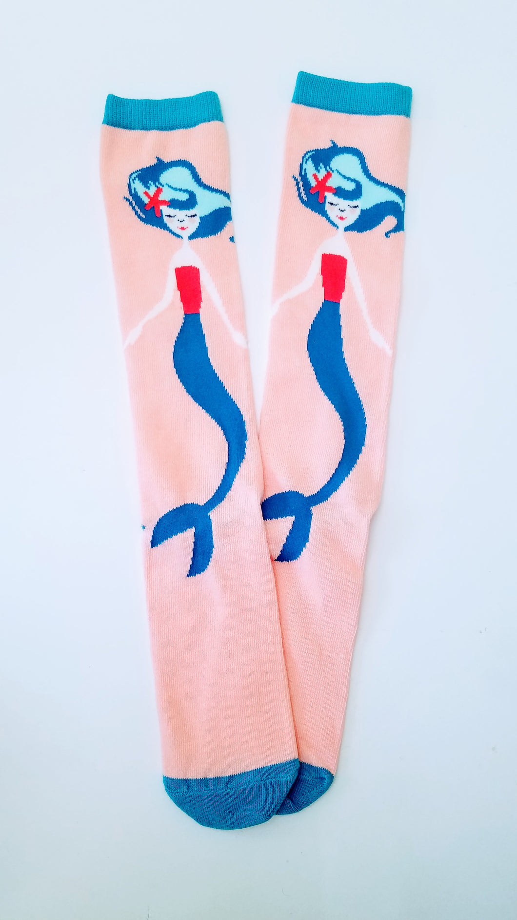 Mermaid Pastel Knee High Socks