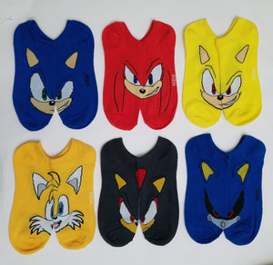 Sonic the Hedgehog Character Ankle Socks