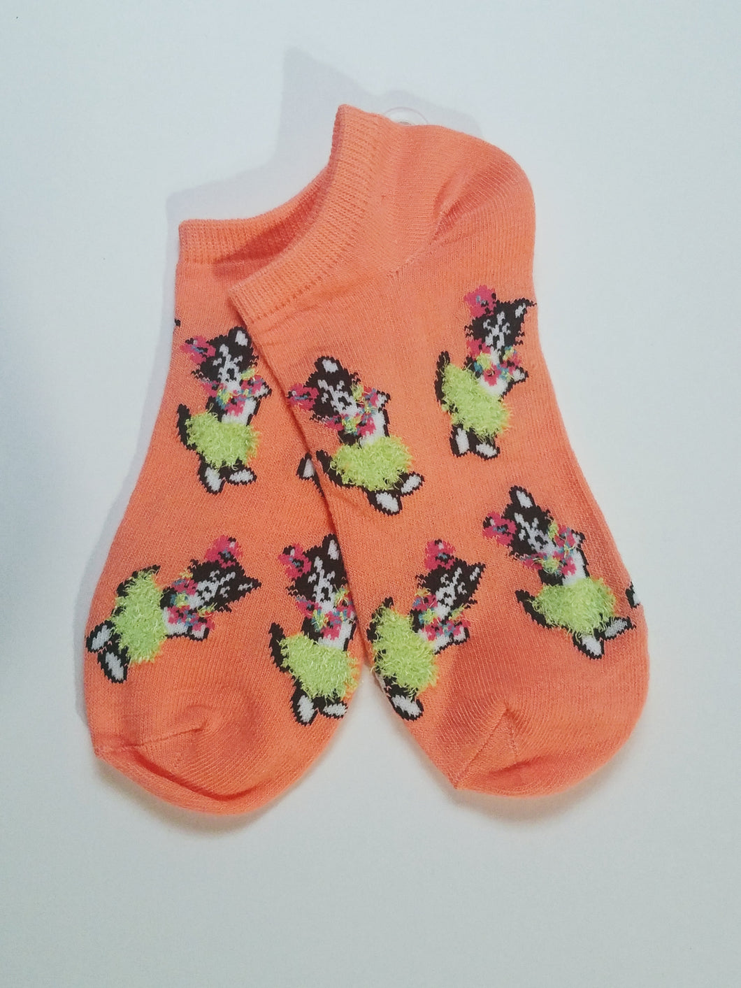Hula Cat Ankle Socks