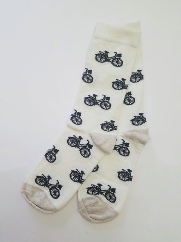 Bicycle Outline Crew Socks