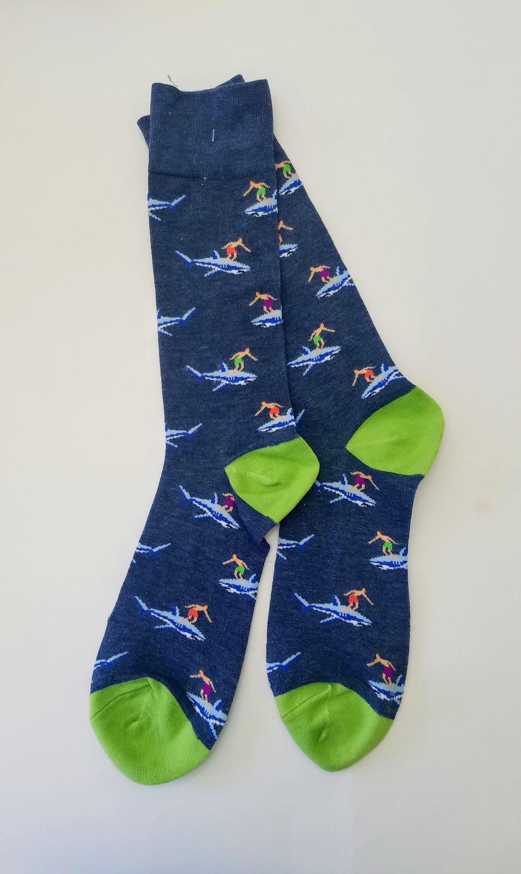 Shark Surf Crew Socks