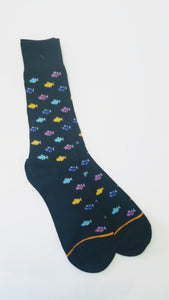 Colorful Fish Crew Socks