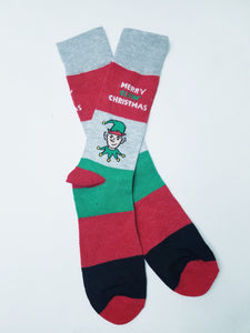 Merry Elfin Christmas Crew Socks