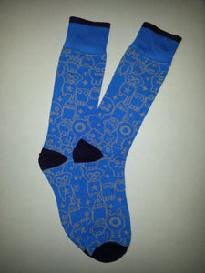 Character Blue Crew Socks