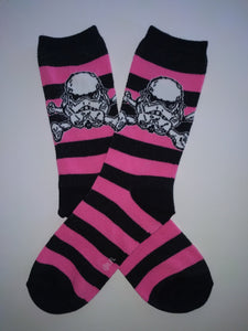 Stormtrooper Pink Stripe Female Crew Socks