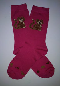 Cat Maroon w/ Paws Crew Socks