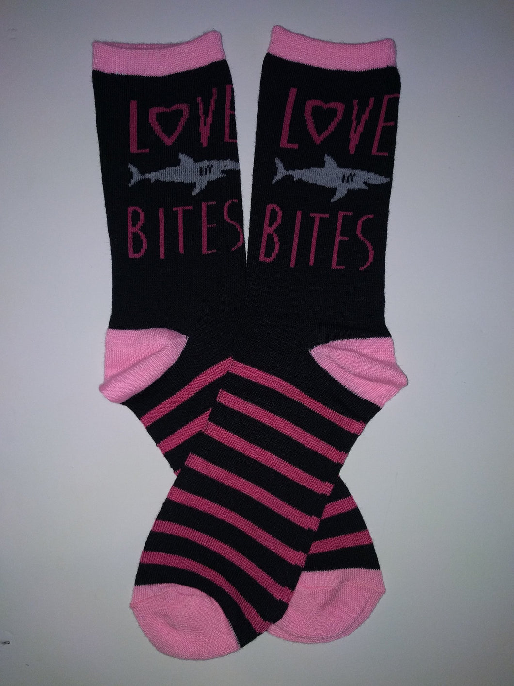 Love Bites Shark Crew Sock