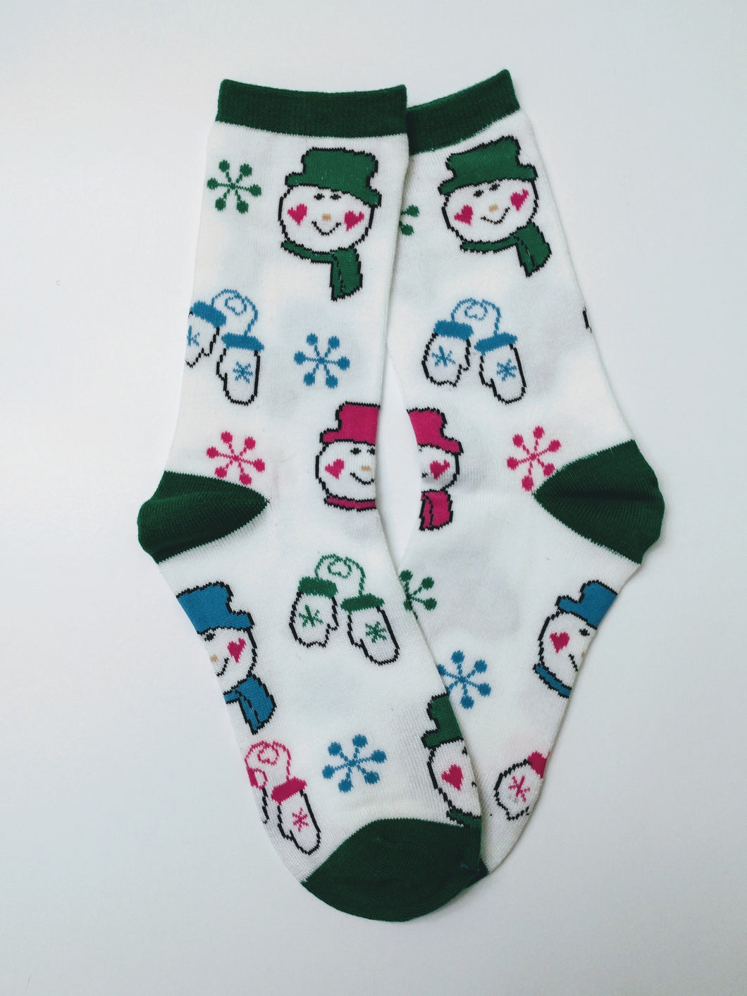 Snowman w/ Gloves Crew Socks