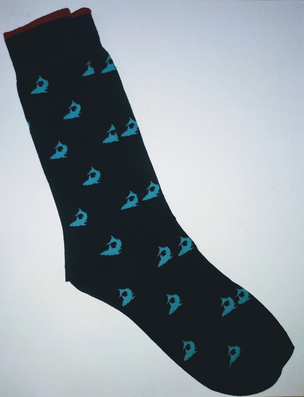 Shark Swimming Crew Socks