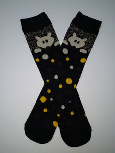 Hedgehog Dots Crew Socks