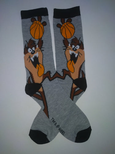 Taz Tasmanian Basketball Crew Socks
