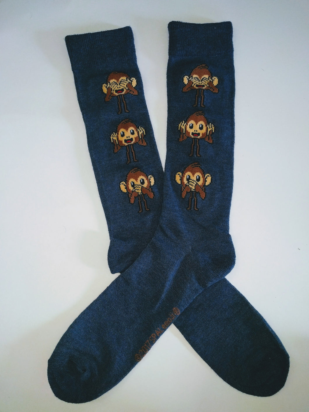 Monkey Emoji Crew Socks