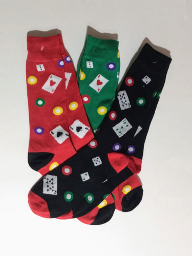 Gambling Crew Socks