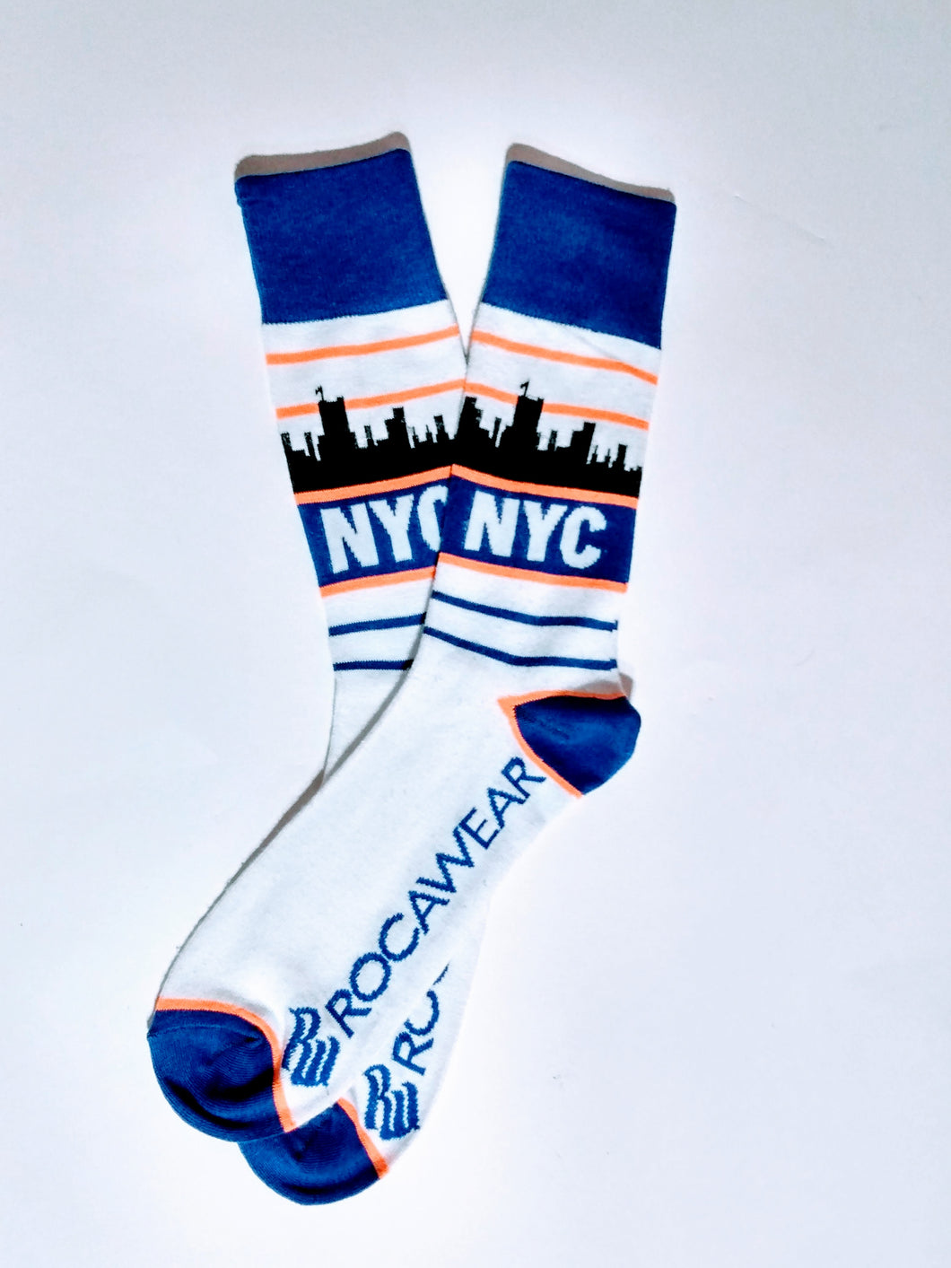NYC Stripe Skyline Crew Socks