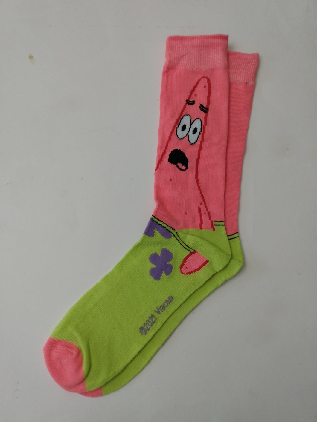 Patrick Star Pink Spongebob SquarePants Crew Socks