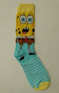 Spongebob Striped Crew Socks