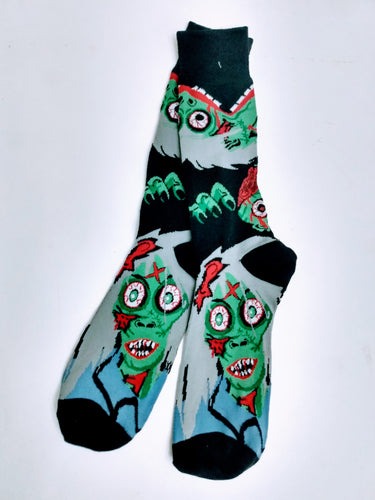 Hungry Zombies Crew Socks