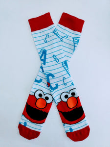 Elmo School Sesame Street Crew Socks