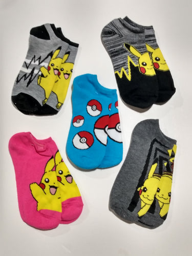 Pikachu Pokemon Ankle Socks
