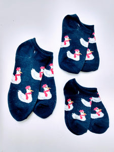 Winter Duck Ankle Socks