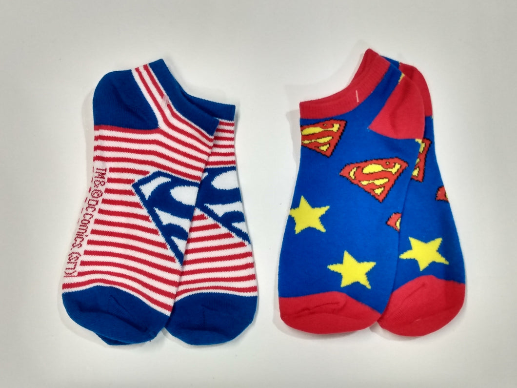 Superman Patterned Ankle Socks