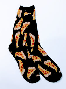 Cheesy Pepperoni Pizza Thin Crew Socks