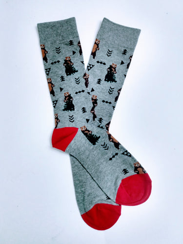 Grizzly Bear Crew Socks