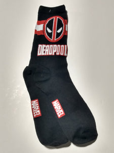 Deadpool Phrase Crew Socks
