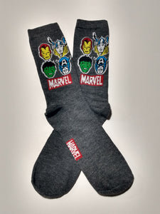 Marvel Heads Crew Socks