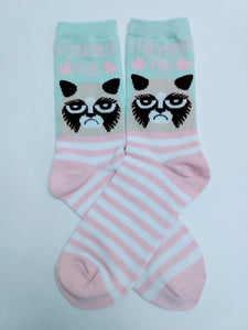 Grumpy Cat Crew Socks
