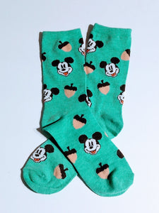 Mickey Mouse Acorn Socks