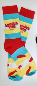 Swedish Fish Candy Crew Socks