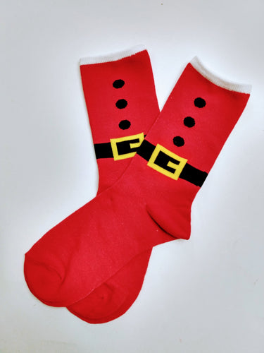 Santa Suit Crew Socks