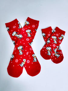 Mother and Child Matching Crew Socks (Small)