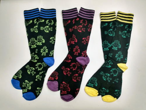 Robots Crew Socks