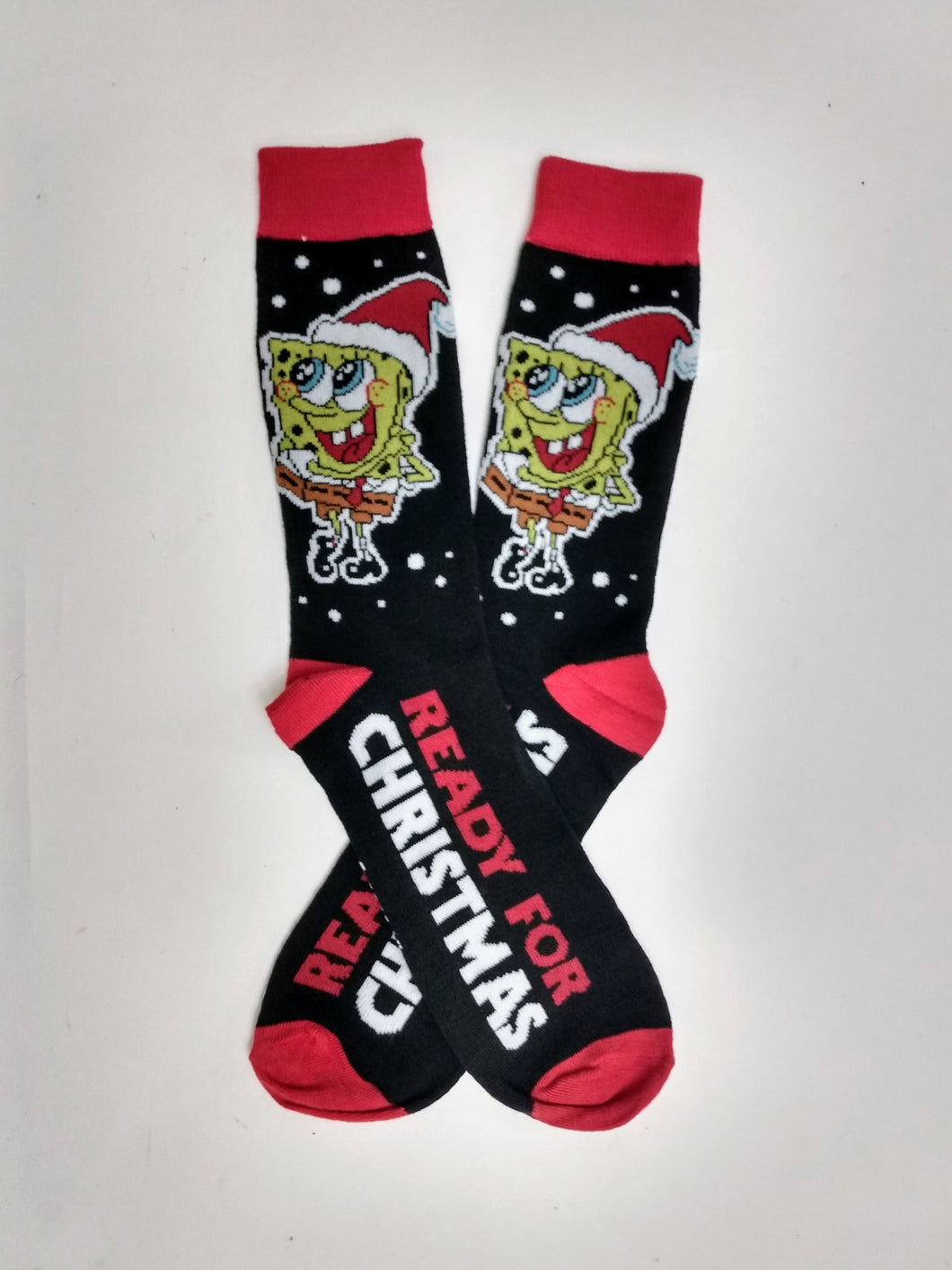 SpongeBob SquarePants Christmas Thin Crew Socks