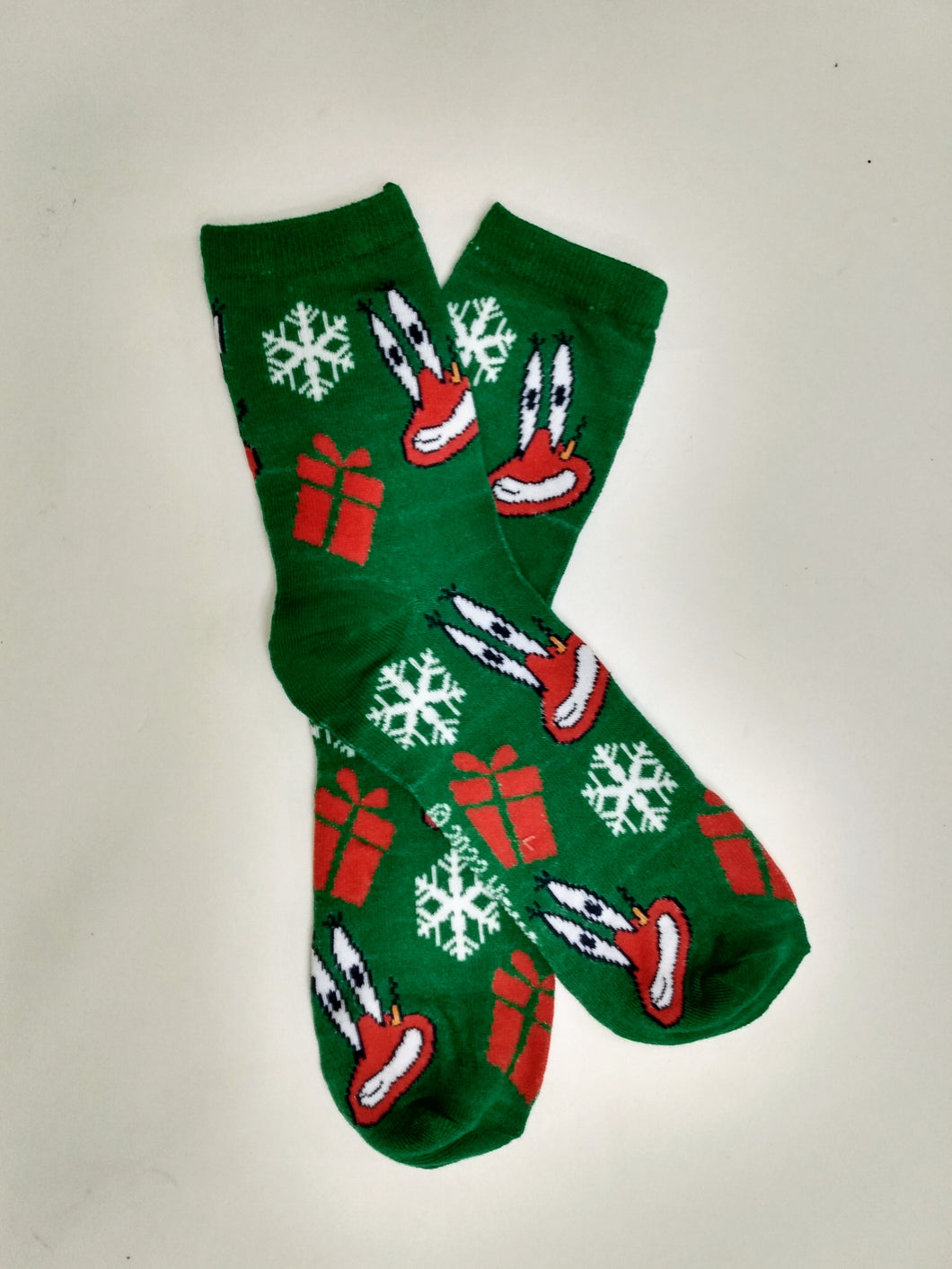 Mr. Krabs Christmas Thin Crew Socks