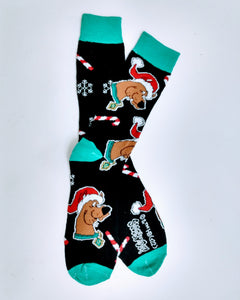 Scooby Christmas Thin Crew Socks