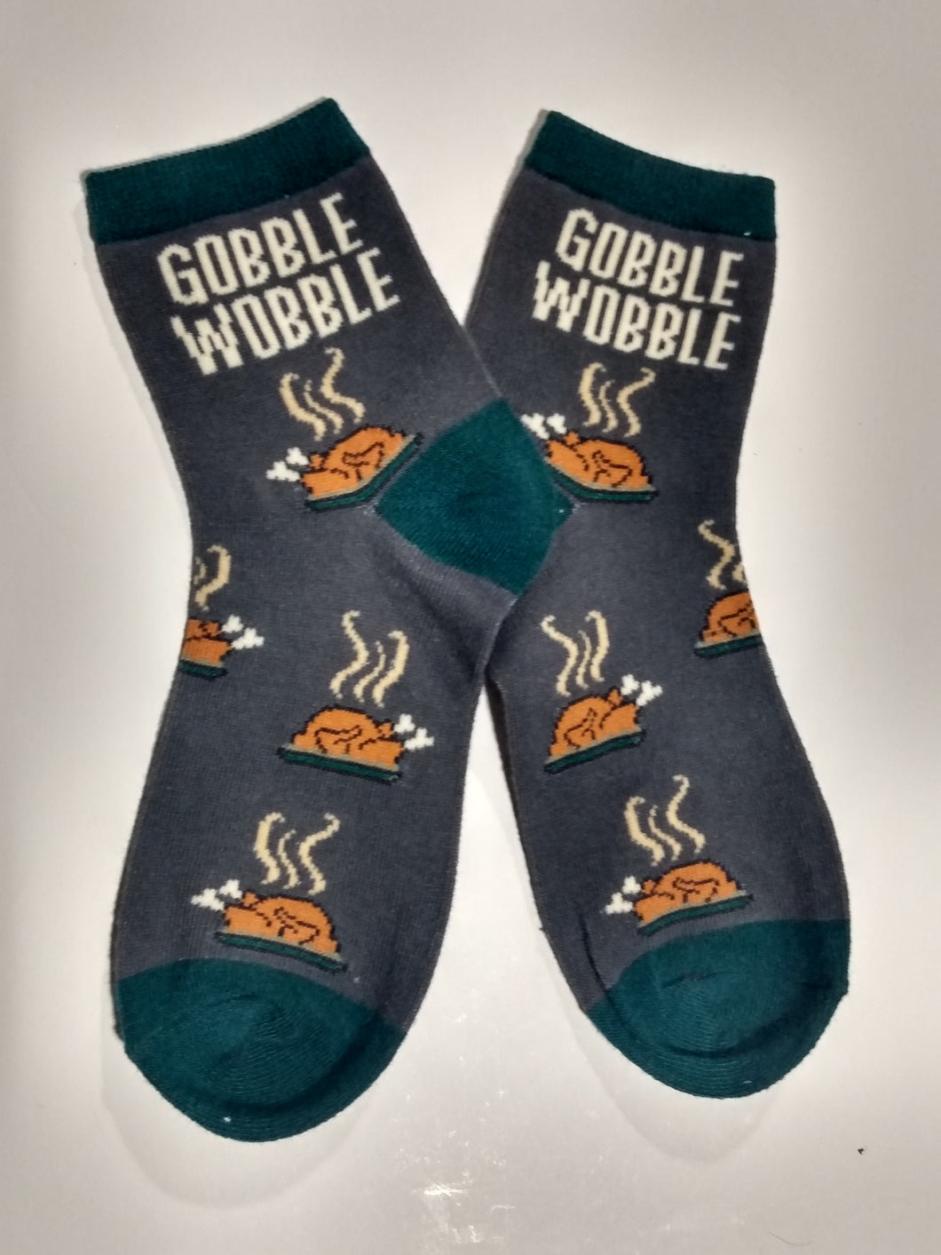 Turkey Gobble Low Crew Socks